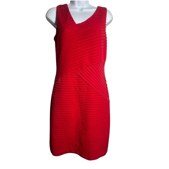 Calvin Klein Dresses & Skirts - Calvin Klein dress size 8 classic red sheath dress‎ PERFECT! ❤️❤️❤️
